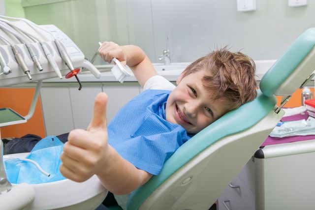 Tooth — Happy Kid Inside Dental Clinic in San Antonio, TX
