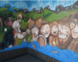 Teen — Paint in a Wall in San Antonio, TX