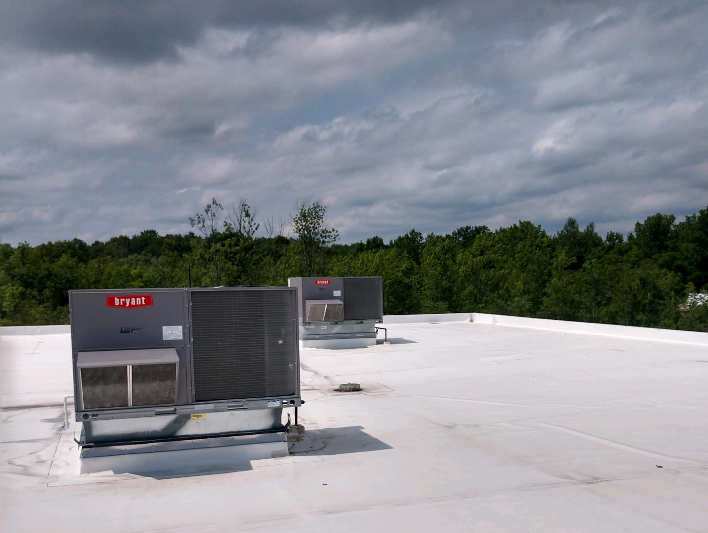 HVAC Unit on Roof — Johnstown, NY — Nicholas Heating and Cooling