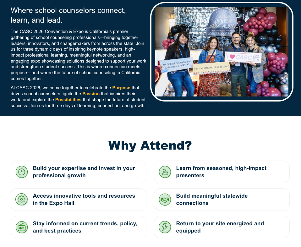 Information about the convention
