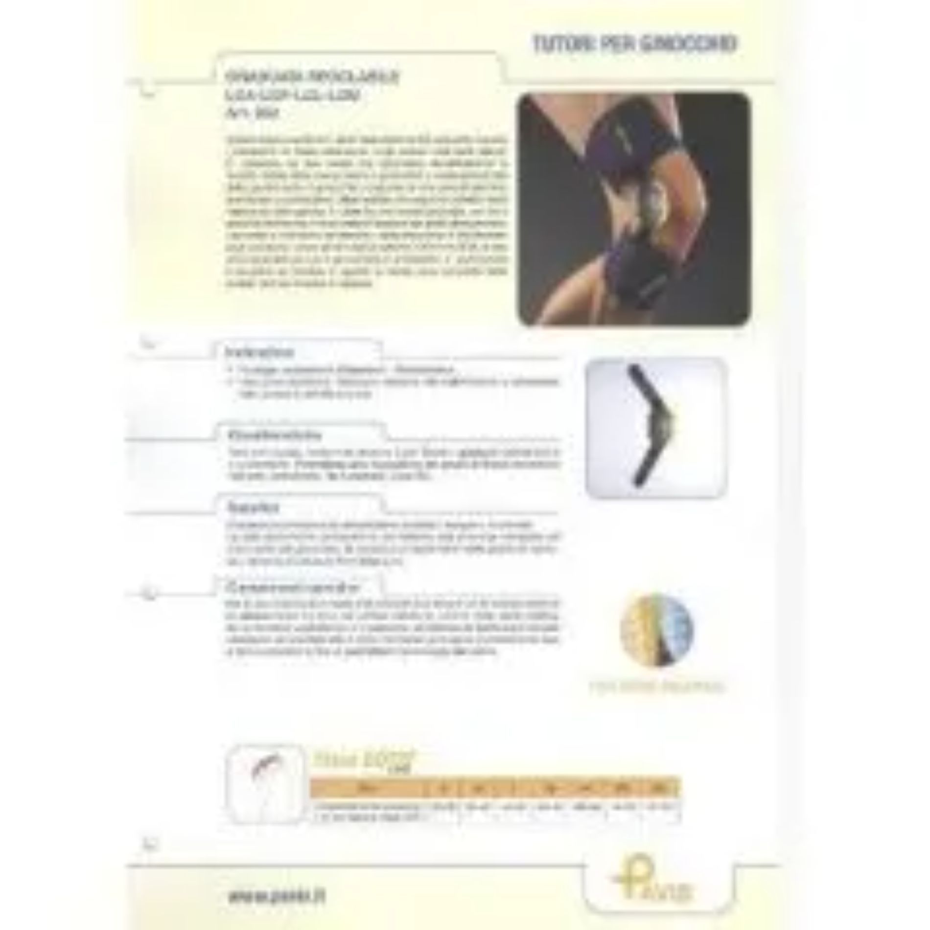 tutori per ginocchia