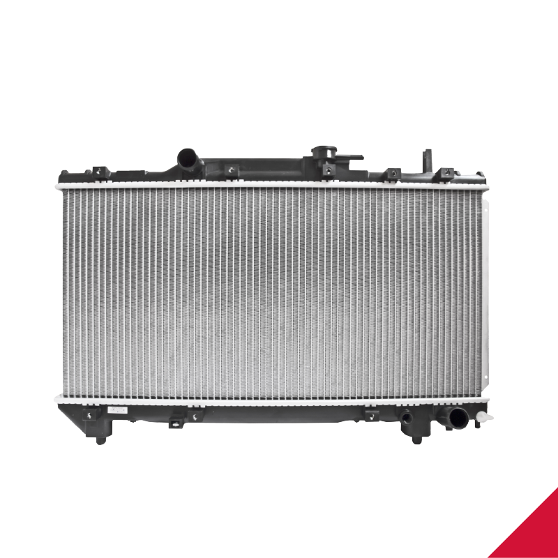 A radiator for a car is shown on a white background.