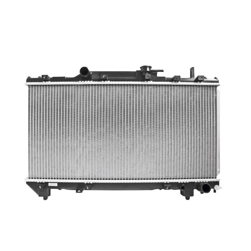 A radiator for a car is shown on a white background.
