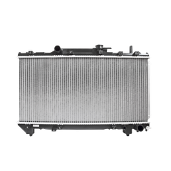 A radiator for a car is shown on a white background.