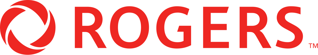 rogers is written in red on a white background