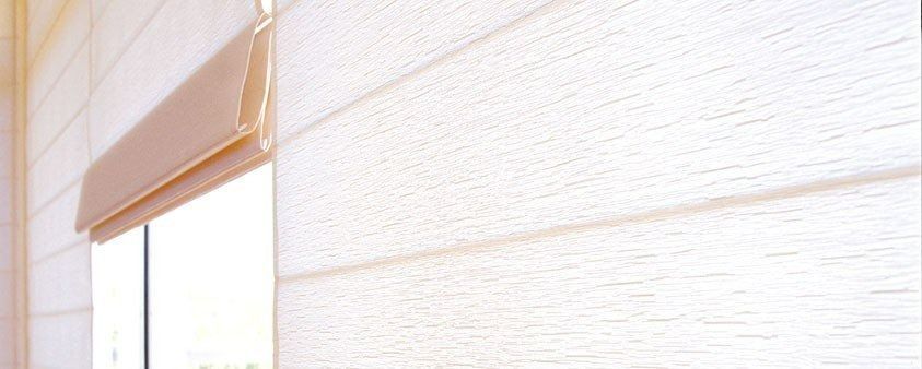 A Close Up of a Window With White Blinds on It — Simply Smarter Blinds in Tea Gardens, NSW