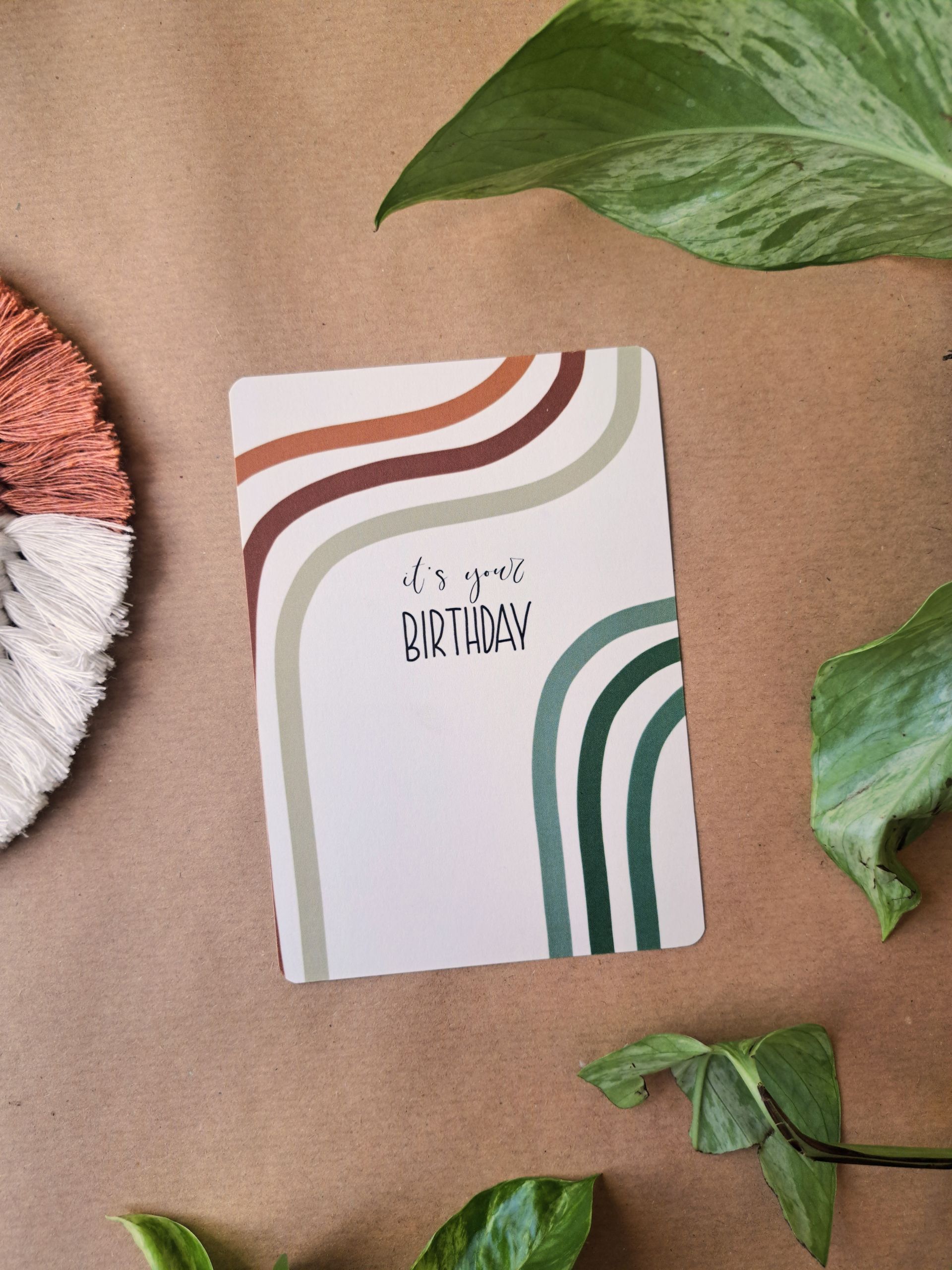 wenskaart 'it's your birthday'