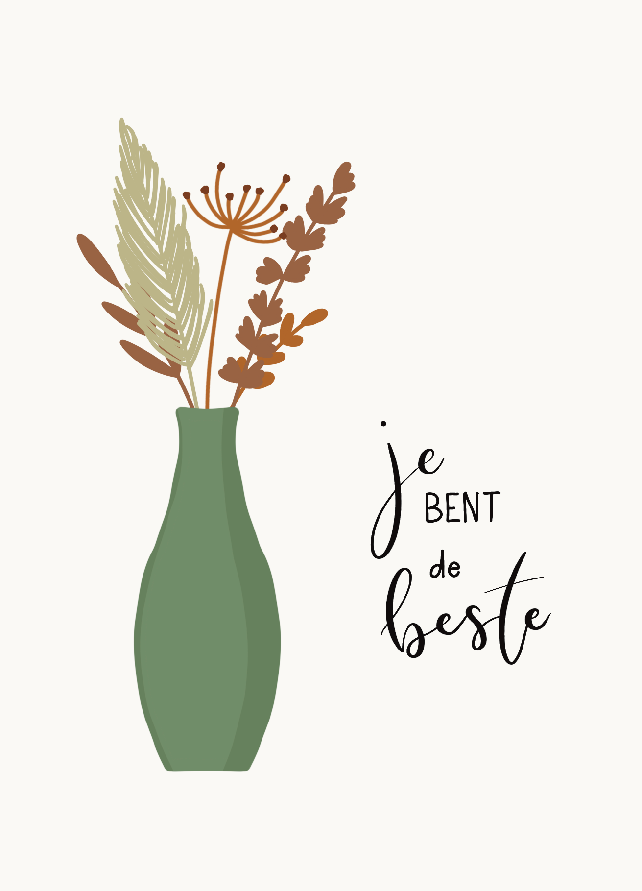 kaart je bent de beste