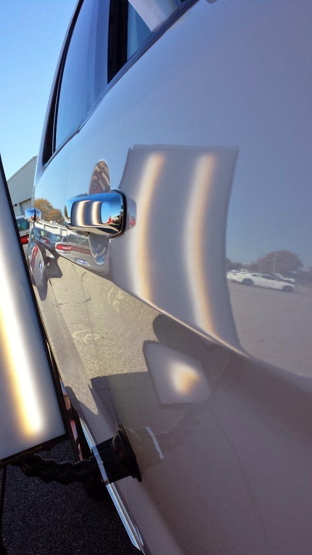 Vandalism Repair — White Shiny Sports Car in Atlanta, GA
