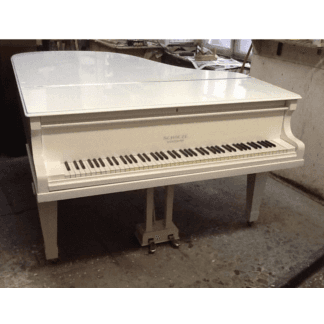 pianoforte a coda bianco