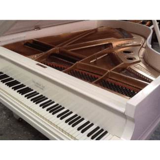 pianoforte a coda bianco