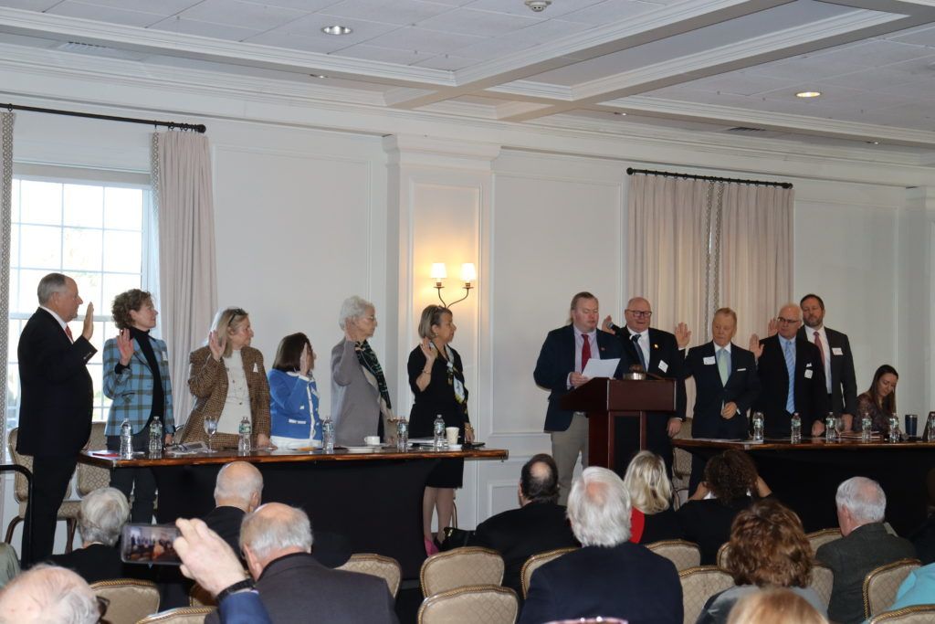 Pictured with CTR President, Carl Lantz (center), from left to right: Russell Pruner, Cynthia De Riemer, Danielle Claroni, Carolyn Anderson, BK Bates, Pam Pagnani, Carl Lantz, Bryan Tunney, Bill Andruss, John McAtee, Brian Amen.