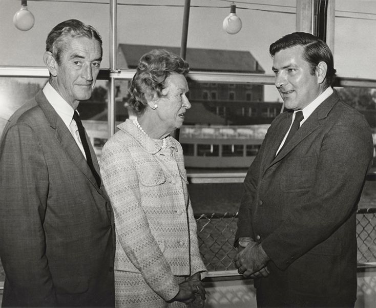 John Jack-Carrott with Elizabeth Williams and Francis Keegan 1970