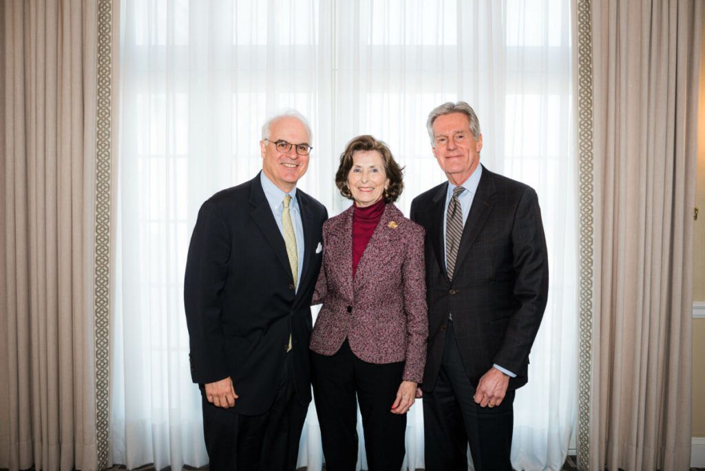Pictured above from left to right: John McAtee (2019-2020 GAR President), Lee Prince (2019 GAR REALTOR® of the Year), and Eric Bjork (Head Broker of Berkshire Hathaway New England Properties)