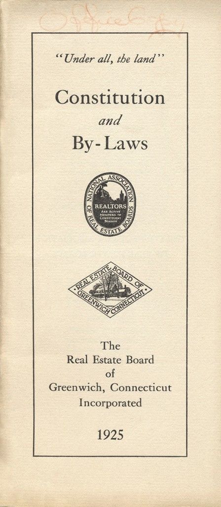 constitution and by laws 1925
