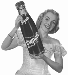 photo of vintage grapette advertising