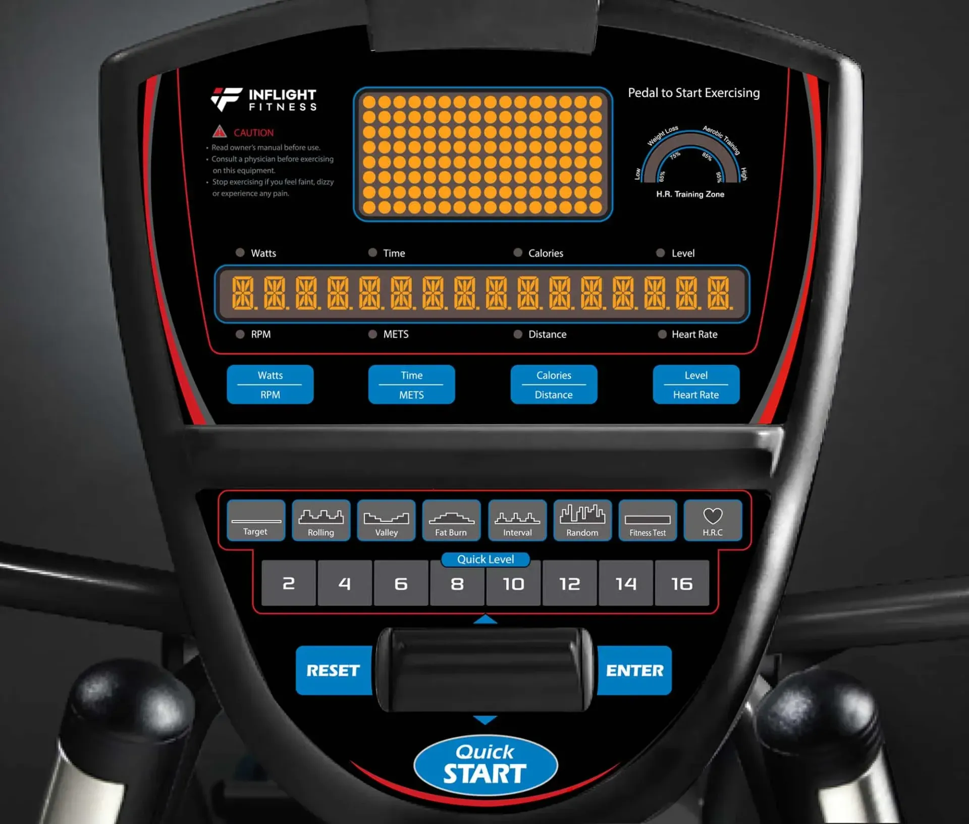InFlight Fitness B6 Upright Bike $2299