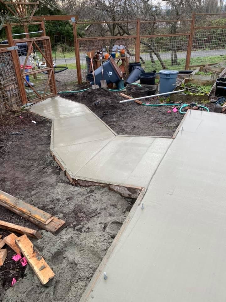 sidewalk construction