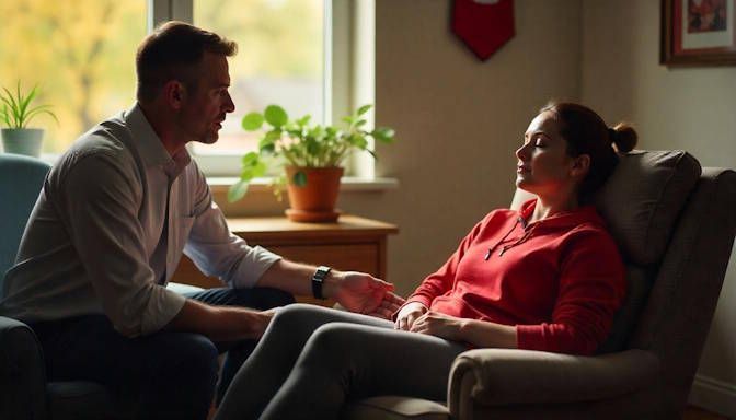 Columbus Hypnosis session between Clinical Hypnotist and Client 