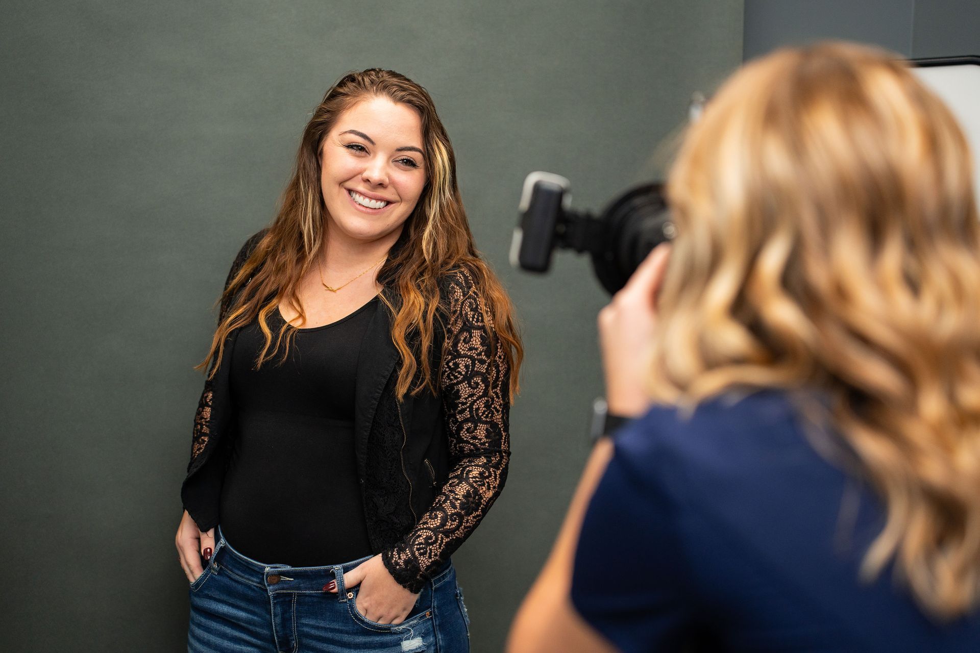 Patient looking for a whiter smile at McMahon Dental