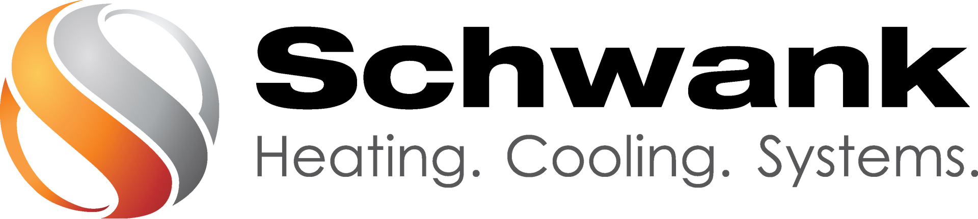A logo for schwank heating , cooling , systems