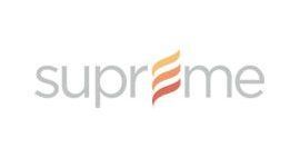 A white background with the word supreme on it