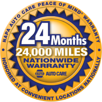 NAPA Warranty | RTS Tire & Auto Repair