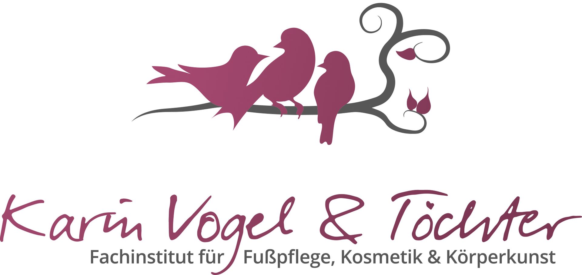 Karin Vogel und Tochter Logo