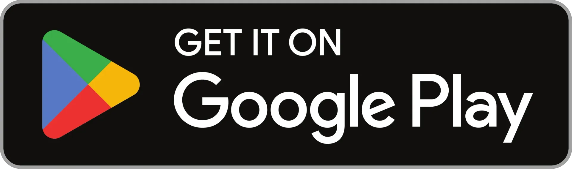 Get it on Google Play logo, a black rectangle with white text and a colorful triangle.