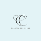 Coastal Concierge logo with intertwined black letters CC on a light blue background.