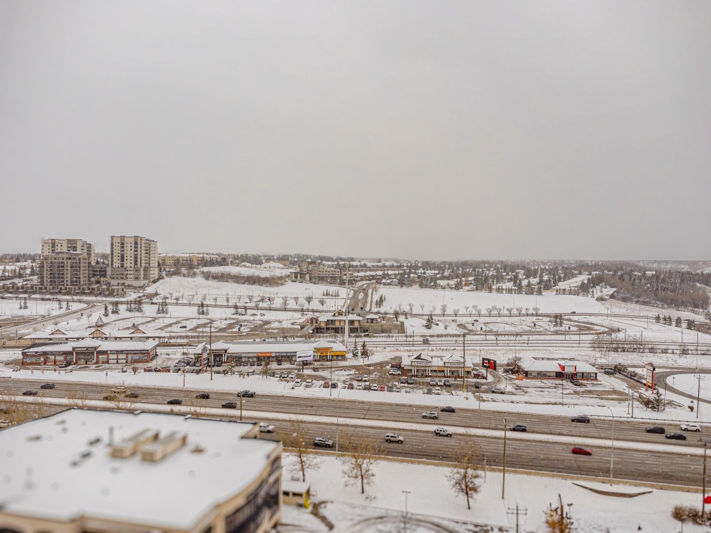 aerial of shawnee station mall