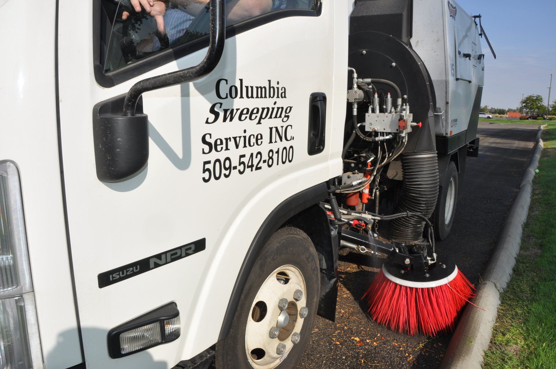 Sweeping Service Truck — Pasco, WA — Columbia Sweeping Service