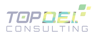 A logo for a company called topdel consulting