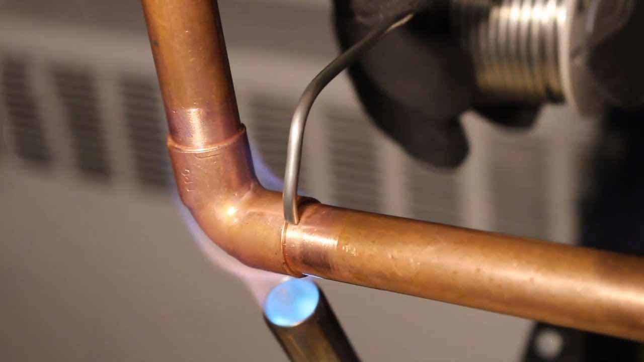 Plumbers Need to Solder Pipe Joints