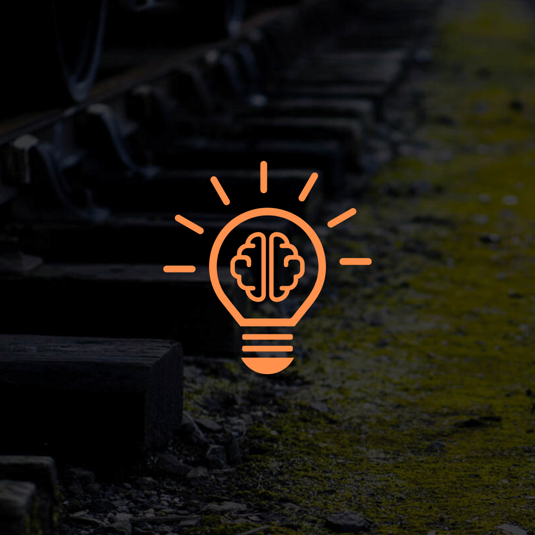 A light bulb with a brain inside of it.