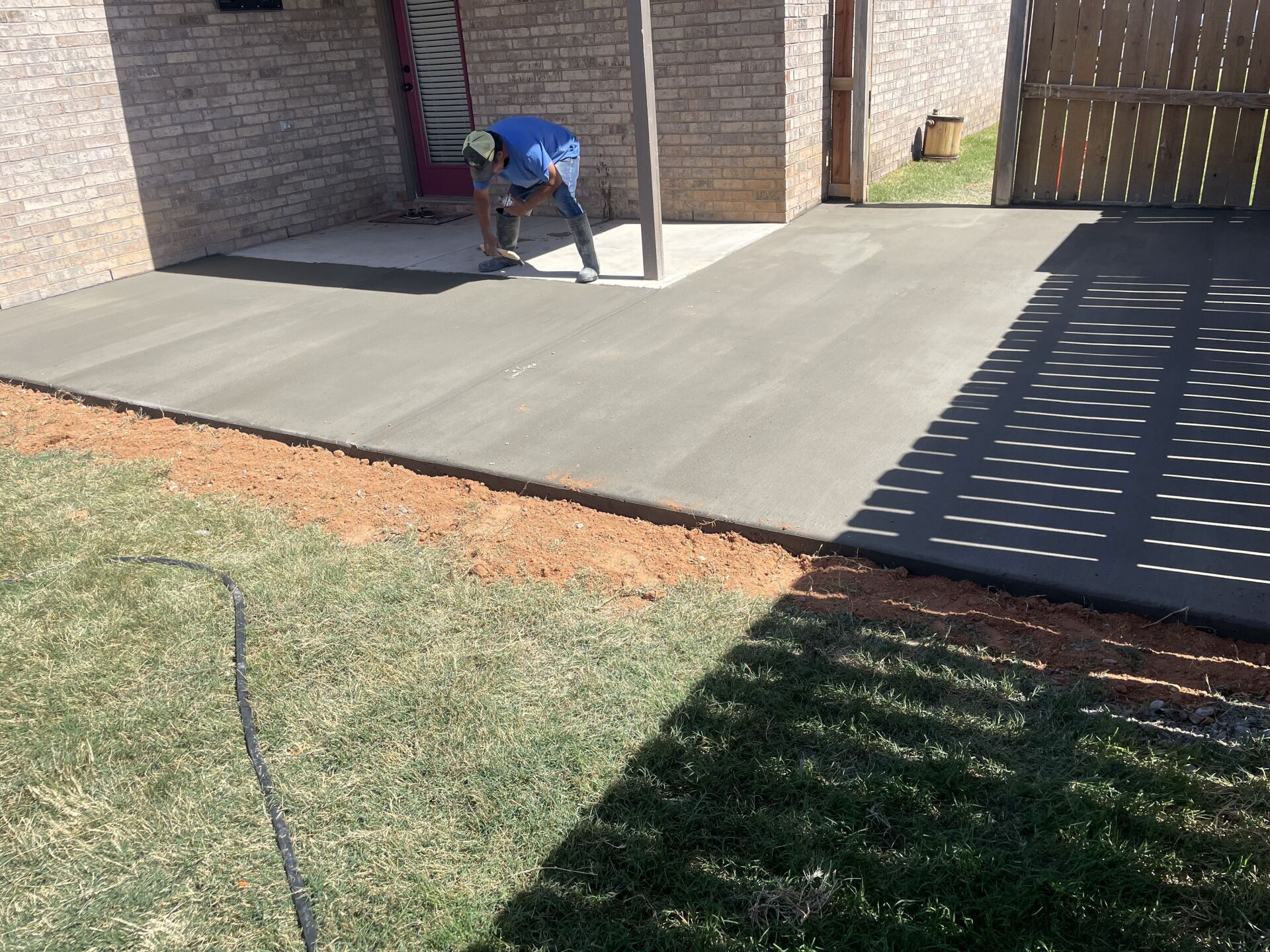 concrete patio extension Lafayette LA
