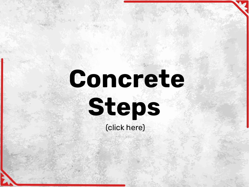 concrete steps