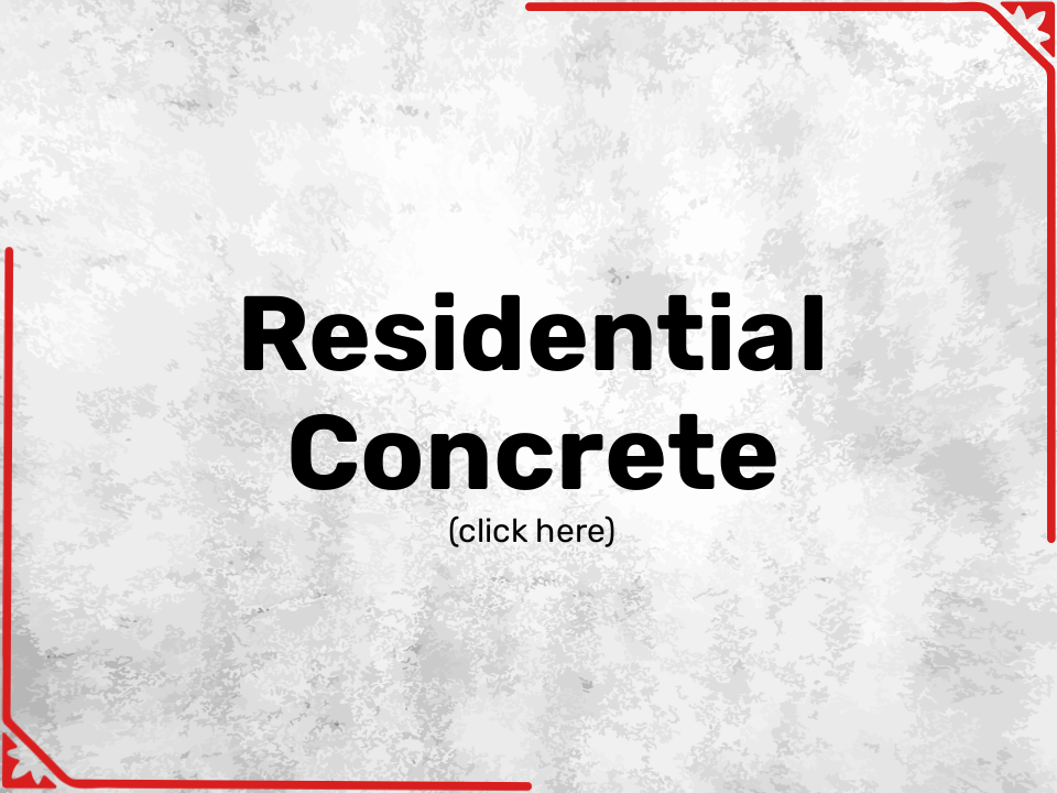residential concrete