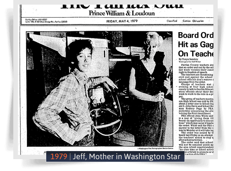 1979: Jeff, Mother in Washington Star