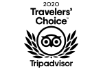 2020 TripAdvisor Travelers' Choice award badge.
