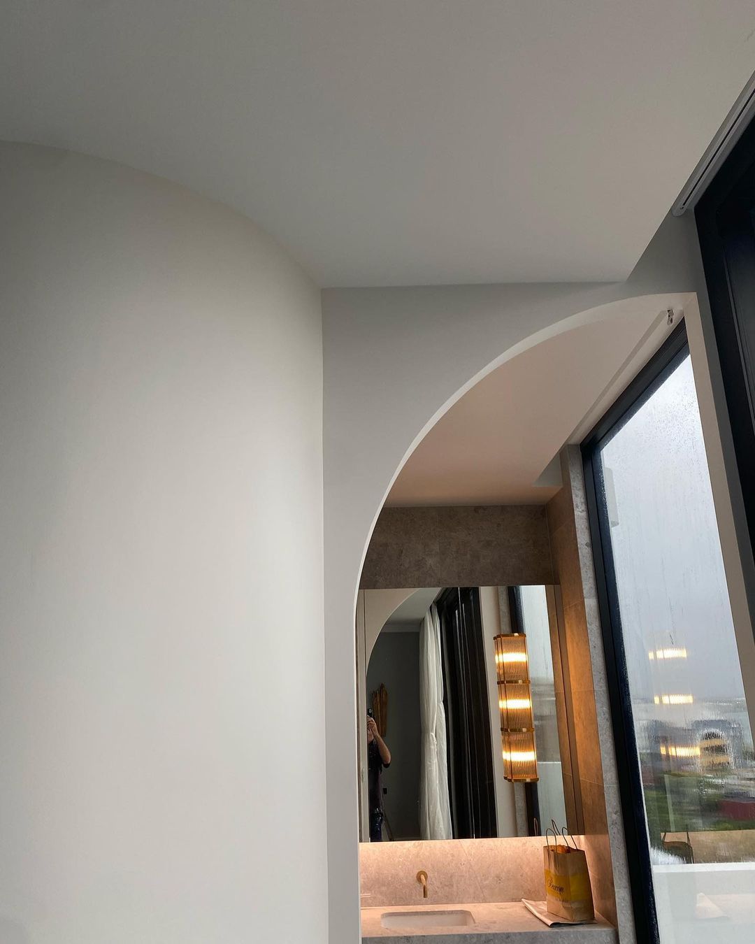 A Room With A Mirror And A White Wall — MC Plastering In Fingal Bay, NSW