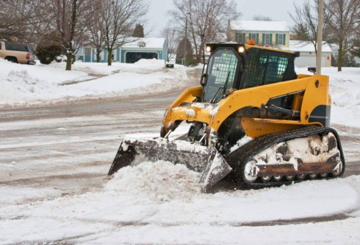 Road snow clearing