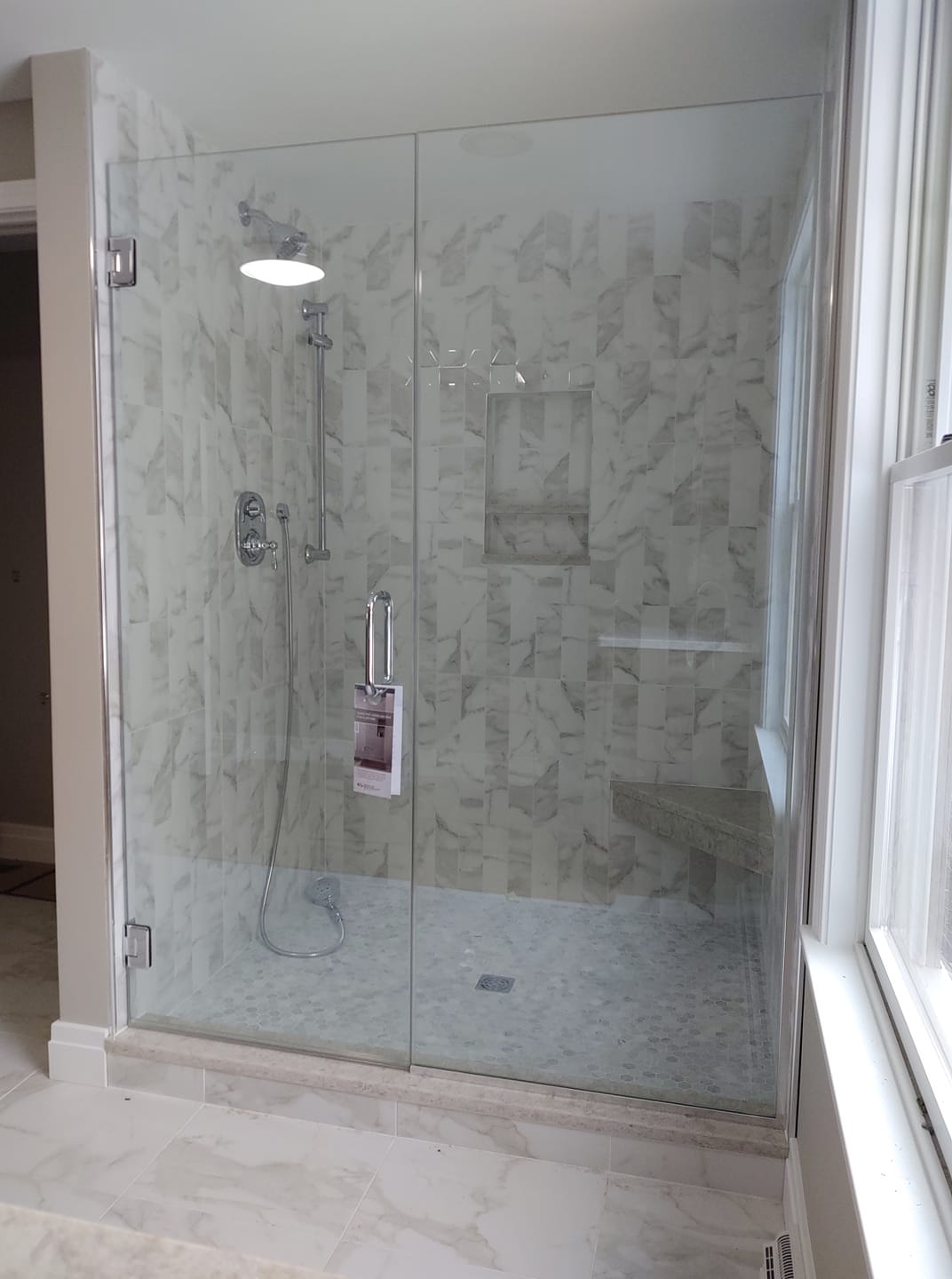 Frameless Shower Door in Hamburg, NY Home
