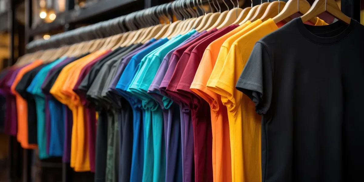 Assorted colored t shirts for screen printing. Assorted colored t shirts for screen printing.