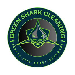 Green Shark Cleaning Business Logo