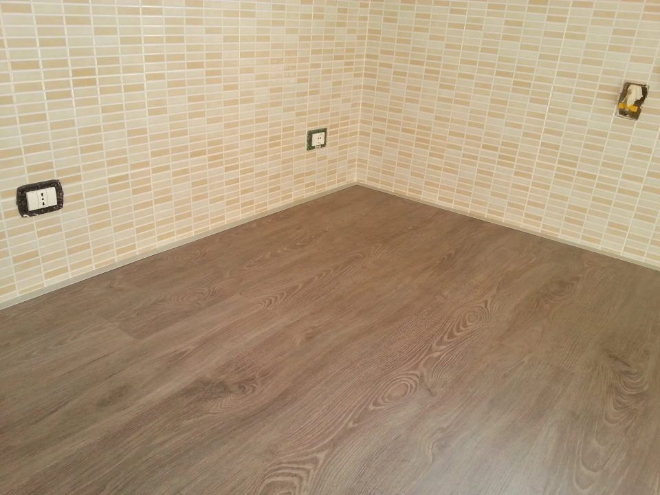 pavimento in laminato effetto legno