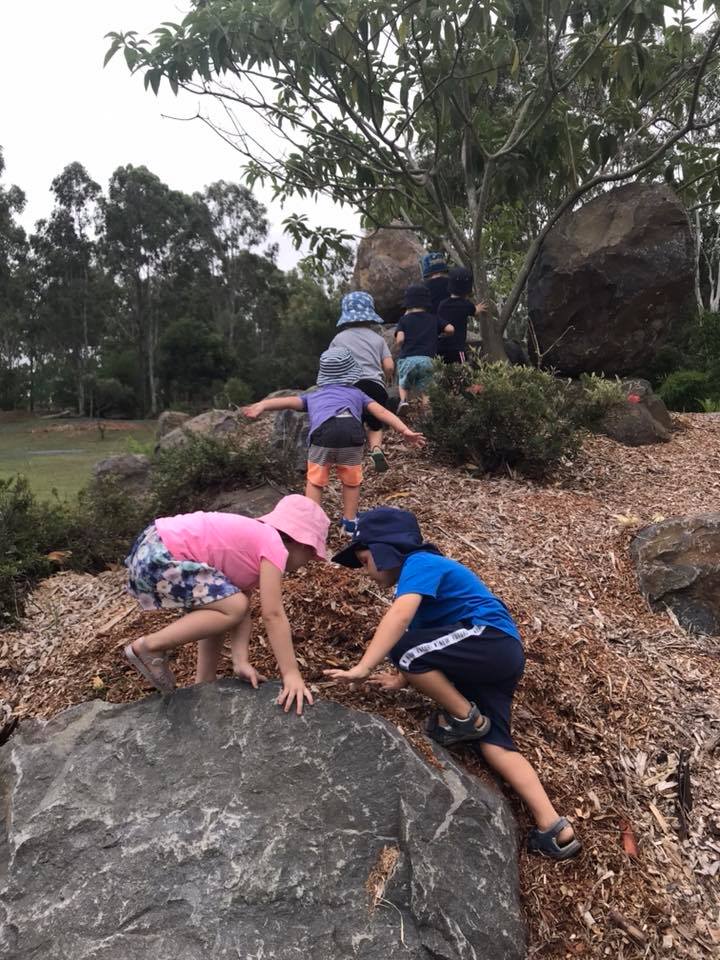rock climbing children