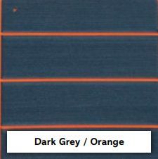 Marine decking colour option: orange and dark grey