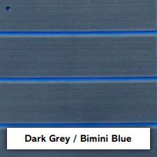 Marine decking colour option: dark grey and light blue