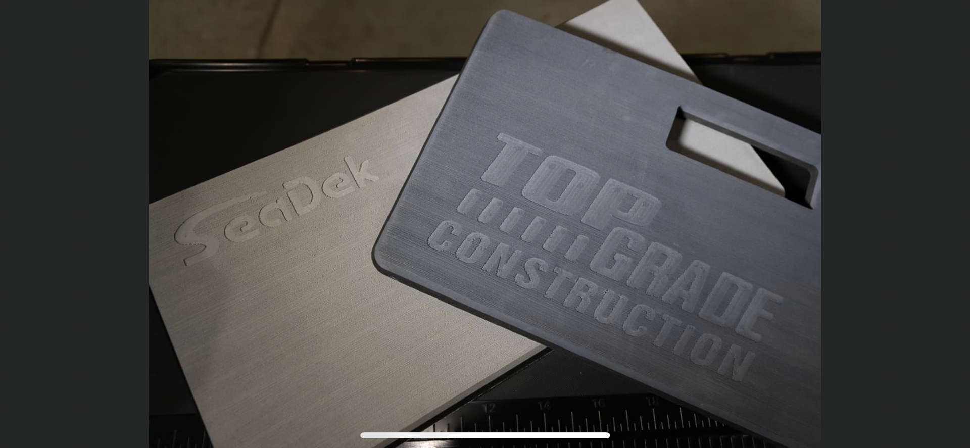 A card that says top grade construction on it